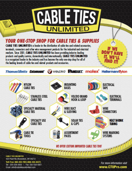 CTUPRO Wholesale Cable Ties Line Card Image